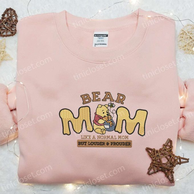 Empower Mom with Louder Pride: Embroidered Shirt & Hoodie Perfect Mother’s Day Gift!