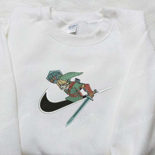 Exclusive Link x Nike Embroidered Hoodie & Zelda Shirt: Epic Nike Inspired Designs