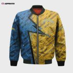 Los Angeles Chargers Bomber Jacket 3D Printed Abstract Pattern Sport