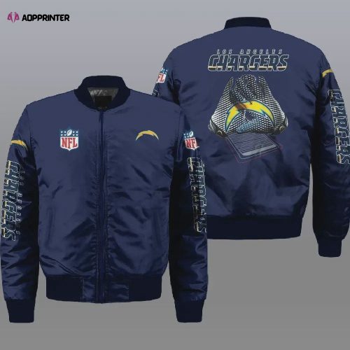 Los Angeles Chargers Bomber Jacket – Navy Blue