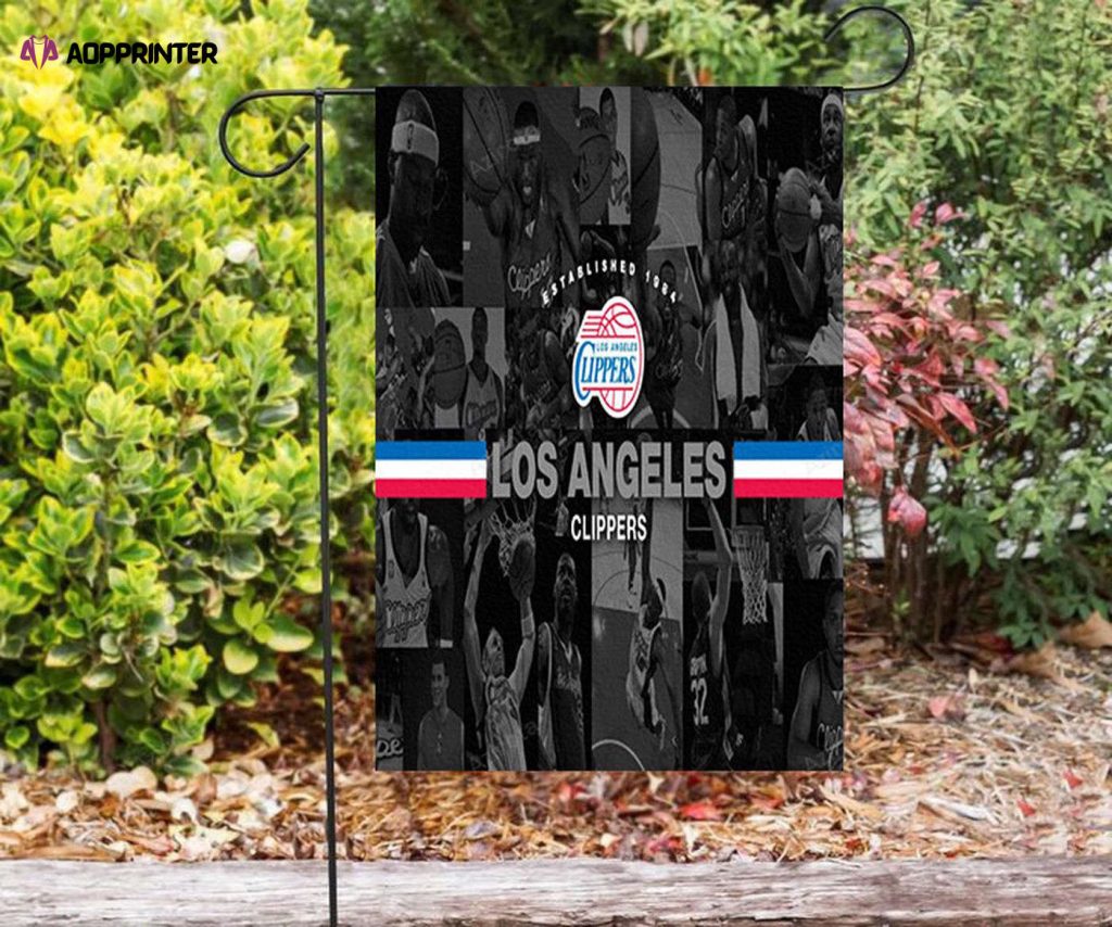 Los Angeles Clippers Players Double Sided Printing Garden Flag – House Flag Home Decor Gift – House Flag Home Decor Gift