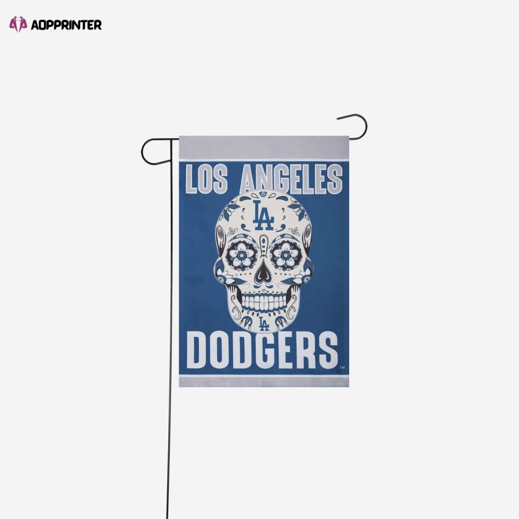 Los Angeles Dodgers Day of the Dead Garden Flag – House Flag Home Decor Gift – House Flag Home Decor Gift