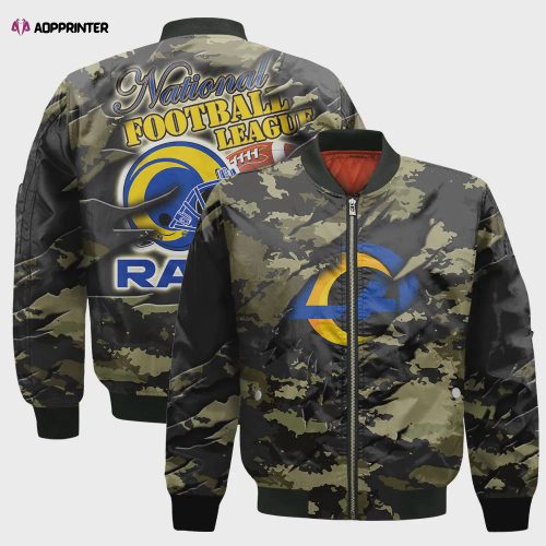 Los Angeles Chargers Wings Skull Bomber Jacket – Black