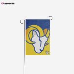 Los Angeles Rams Colorblock Helmet Garden Flag – House Flag Home Decor Gift – House Flag Home Decor Gift