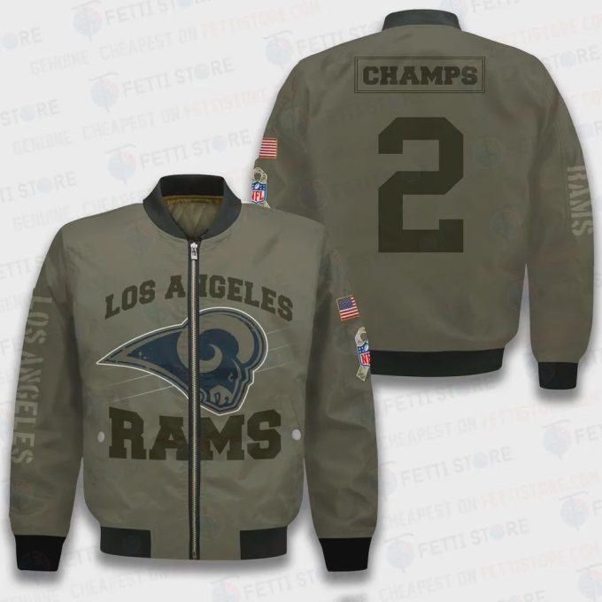 Los Angeles Rams – National Football League 2023 Unisex AOP Bomber Jacket V2