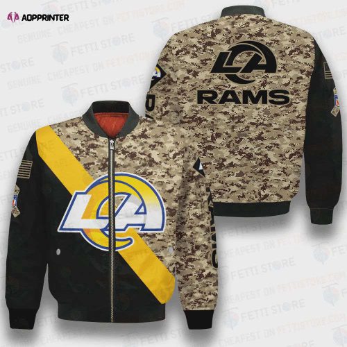 Los Angeles Rams 2X Super Bowl Champions Design Bomber Jacket