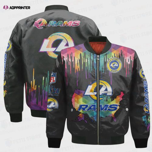 Los Angeles Rams – National Football League AOP Bomber Jacket V3