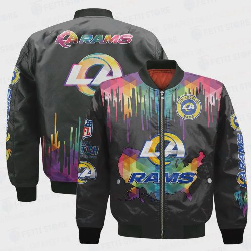 Los Angeles Rams – National Football League AOP Bomber Jacket V3