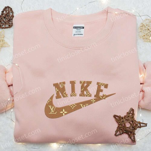 Louis Vuitton x Nike Embroidered Hoodie & Shirt: Best Nike Inspired Birthday Gift Ideas