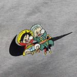 Luffy Zoro Nike Swoosh Shirt & One Piece Hoodie: Anime Embroidered Apparel at Hot Topic