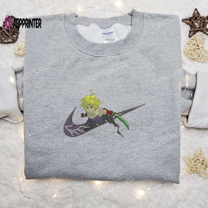 Meliodas x Nike Swoosh Anime Hoodie & Shirt: Best Birthday Gift Ideas