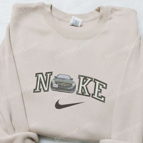 Mercedez x Nike Embroidered Hoodie & Transportation Shirt – Nike Inspired Apparel