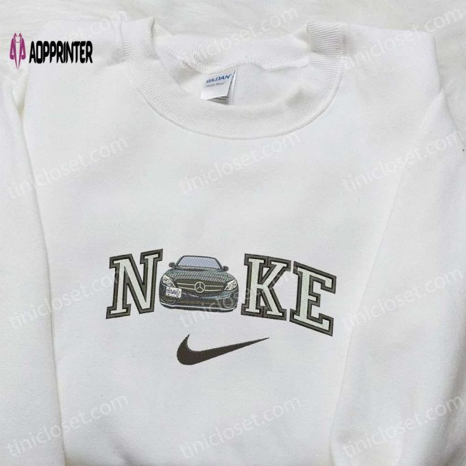 Mercedez x Nike Embroidered Hoodie & Transportation Shirt – Nike Inspired Apparel