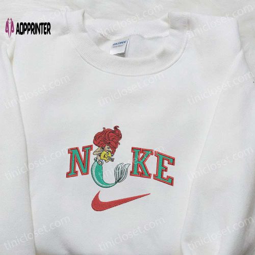 Angie x Nike Cartoon Hoodie Shark Tale & Nike Inspired Embroidered Shirts: Trendy & Unique Collection