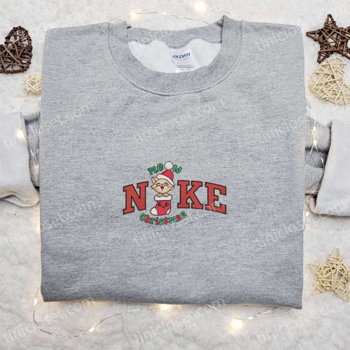 Mew Xmas x Nike Embroidered Sweatshirt: Festive Merry Christmas Shirt for the Best Gift Ideas