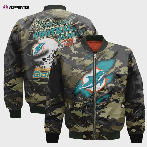 Miami Dolphins 2X Champions Design Bomber Jacket SFAT V3