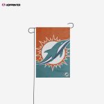 Miami Dolphins Colorblock Helmet Garden Flag – House Flag Home Decor Gift – House Flag Home Decor Gift