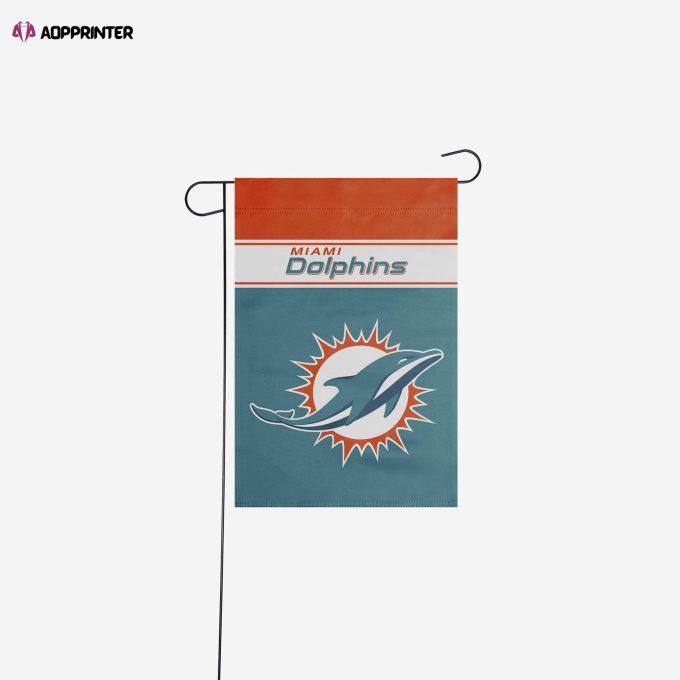 Miami Dolphins Garden Flag – House Flag Home Decor Gift – House Flag Home Decor Gift