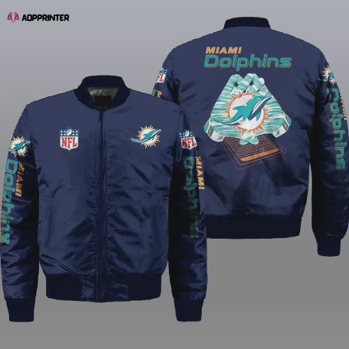 Miami Dolphins Don Shula Pattern Bomber Jacket