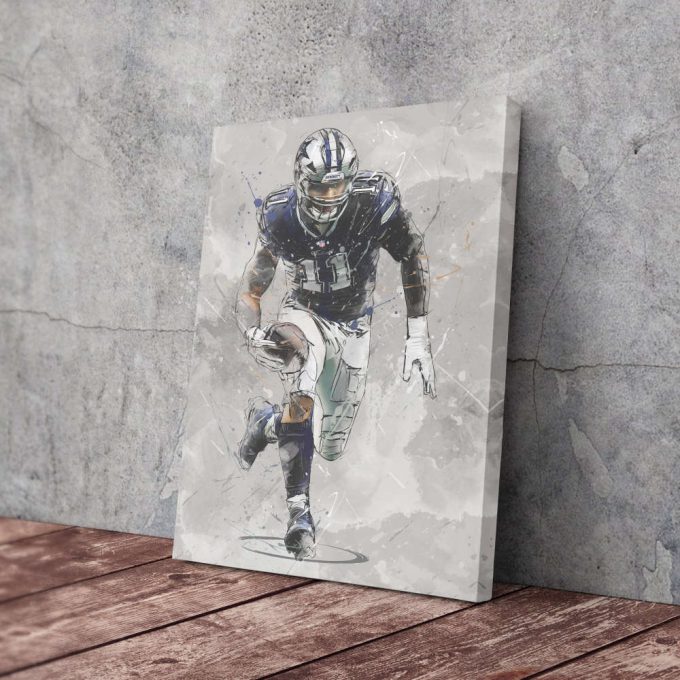 Micah Parsons Poster Dallas Cowboys NFL Canvas Wall Art Home Decor Framed Poster Man Cave Gift