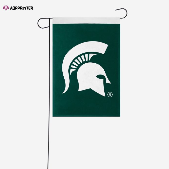 Michigan State Spartans Solid Garden Flag – House Flag Home Decor Gift – House Flag Home Decor Gift