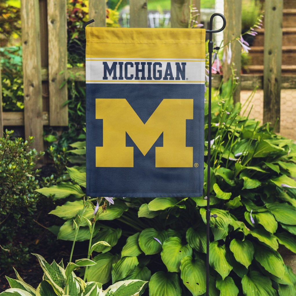 Michigan Wolverines Garden Flag – House Flag Home Decor Gift – House Flag Home Decor Gift