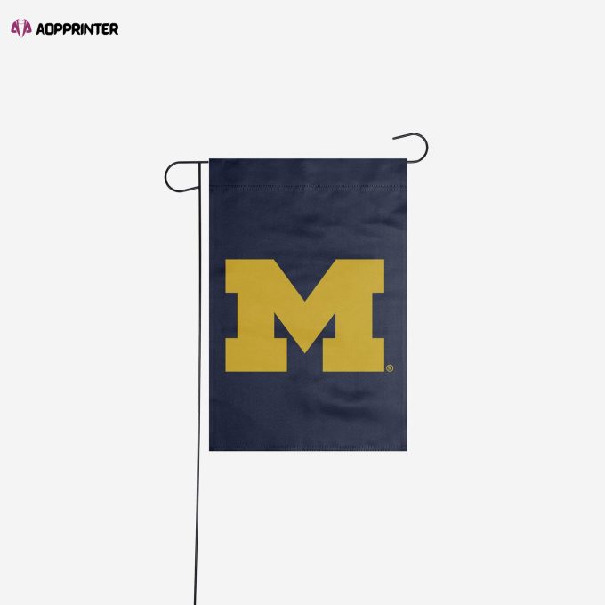 Michigan Wolverines Solid Garden Flag – House Flag Home Decor Gift – House Flag Home Decor Gift