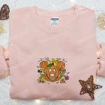 Mickey Minnie Halloween Pumpkin Embroidered Shirt – Best Disney Halloween Gift for Family