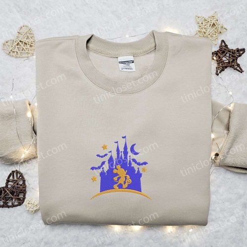 Mickey Mouse Castle Hoodie & Disney Character Halloween T-Shirt: Best Gift Ideas for Family