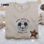 Mickey Mouse 4th of July Shirt: Disney Embroidered & National Day Gifts