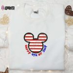 Mickey Mouse Happy 4th of July Embroidered Shirt: Disney s Best Patriotic Shirts