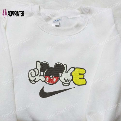 Disney x Nike Cartoon Embroidered Tshirt: Megara & Disney Characters Nike Inspired Shirt