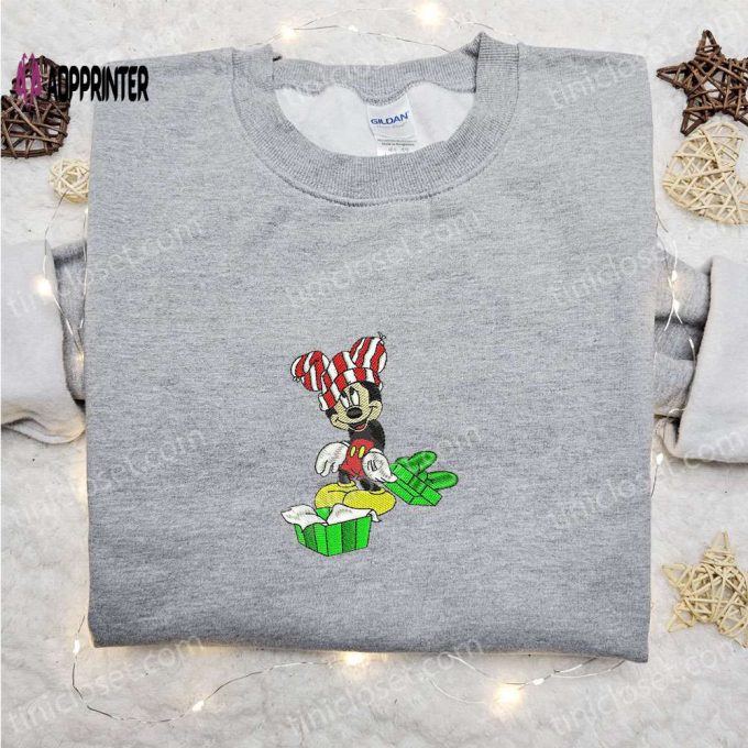 Disney Mickey Christmas Hat Shirt & Characters Hoodie: Top Family Gifts