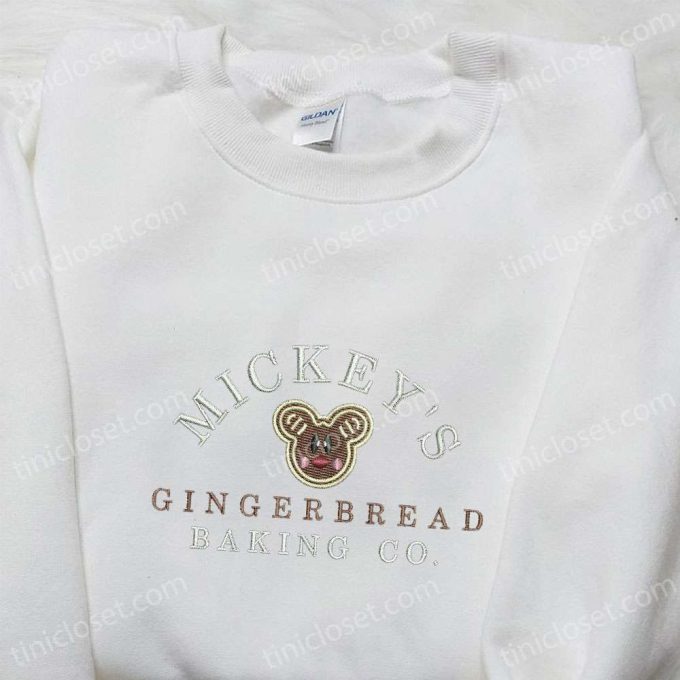 Mickey s Gingerbread Baking Co Shirt & Disney Characters Hoodie – Best Christmas Gifts for Family