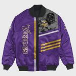 Minnesota Vikings Bomber Jacket 3D Printed Personalized Football For Fan