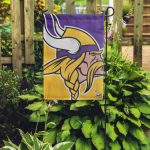 Minnesota Vikings Colorblock Helmet Garden Flag – House Flag Home Decor Gift – House Flag Home Decor Gift