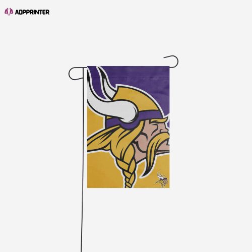 Minnesota Vikings Colorblock Helmet Garden Flag – House Flag Home Decor Gift – House Flag Home Decor Gift