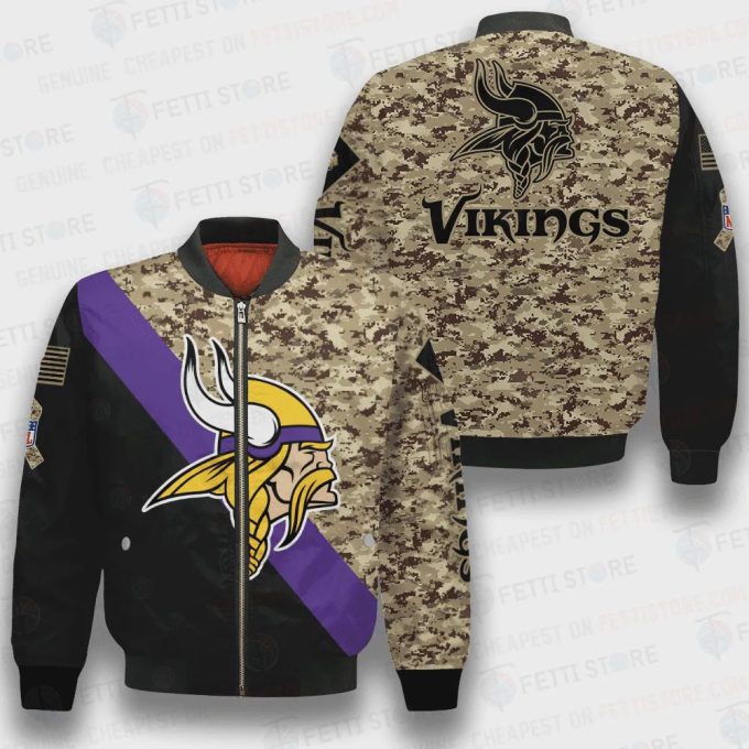 Minnesota Vikings – National Football League AOP Bomber Jacket V1