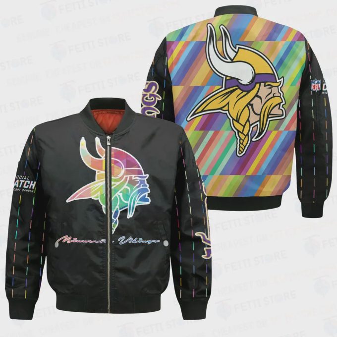 Minnesota Vikings – National Football League AOP Bomber Jacket V2