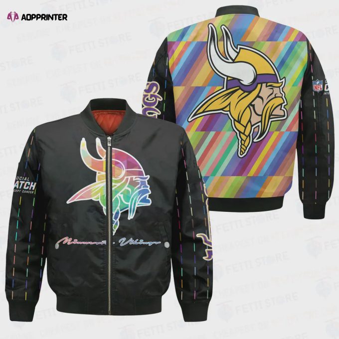 Minnesota Vikings – National Football League AOP Bomber Jacket V2