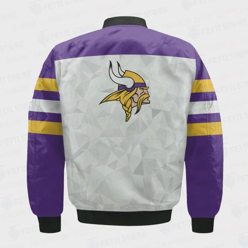 Minnesota Vikings NFL 2023 Starter Thursday Night Gridiron Raglan Unisex Bomber Jacket V6