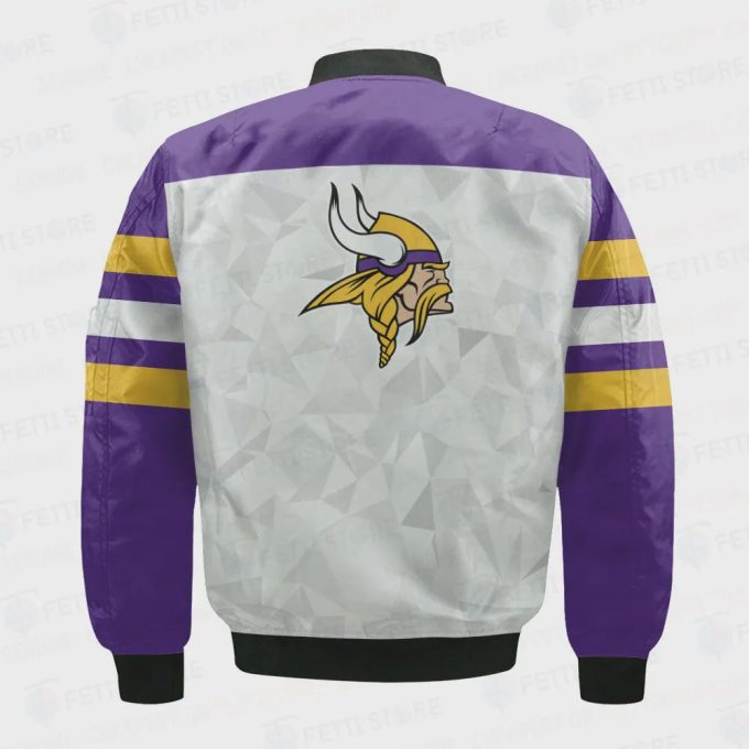 Minnesota Vikings NFL 2023 Starter Thursday Night Gridiron Raglan Unisex Bomber Jacket V6