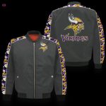 Minnesota Vikings NFL 2023 Starter Thursday Night Gridiron Unisex Bomber Jacket V7