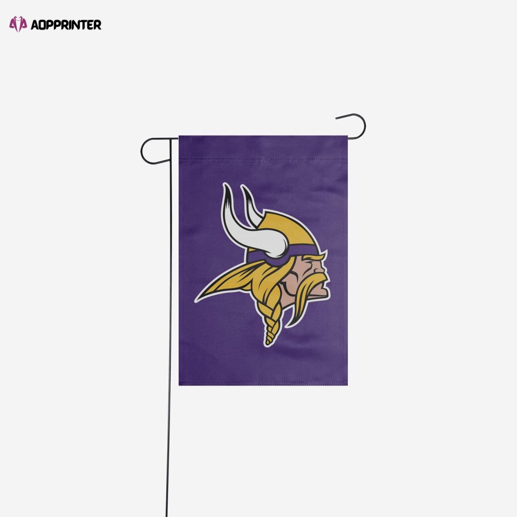 Minnesota Vikings Solid Garden Flag – House Flag Home Decor Gift – House Flag Home Decor Gift