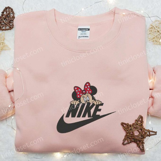 Minnie Mouse x Nike Embroidered Sweatshirt & Disney Characters T-shirt – Best Family Gift Ideas