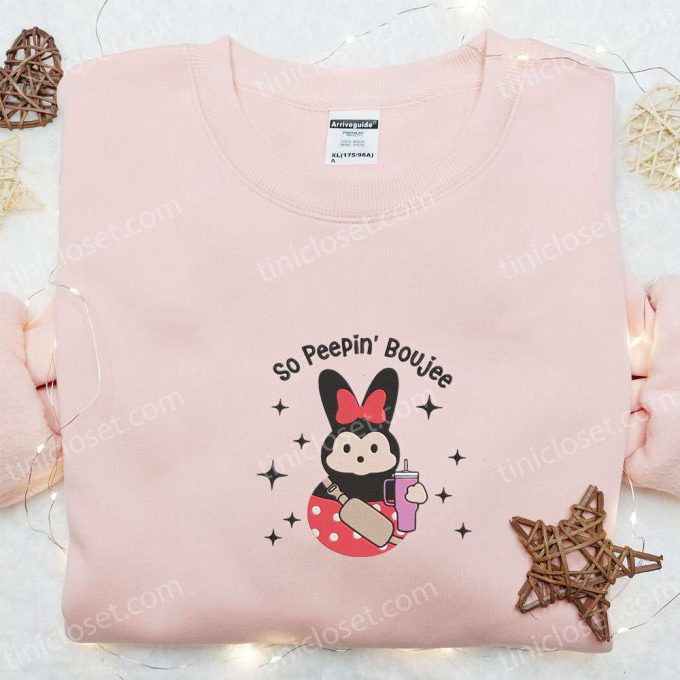 Stylish Minnie So Peepin’ Boojee Shirt & Thanksgiving Hoodie: Best Holiday Gift Ideas