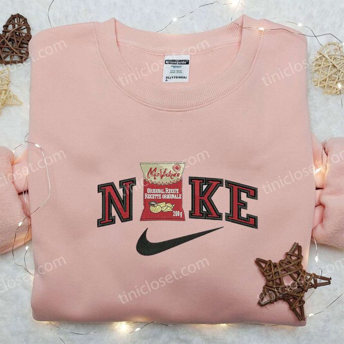 Miss Vickies x Nike Embroidered Hoodie & Shirts: Food-Inspired & Nike Inspired Designs