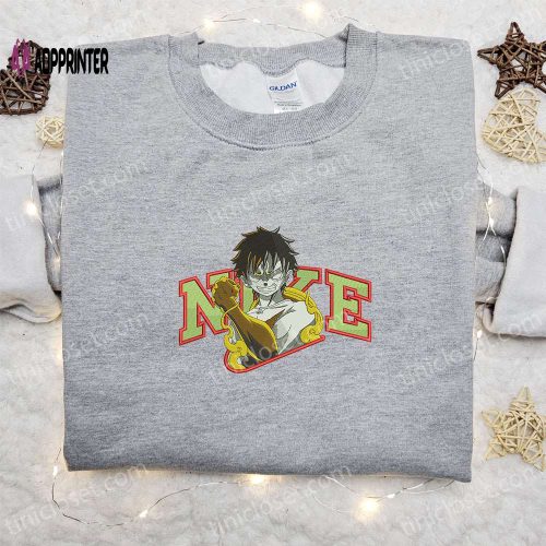 Meliodas x Nike Swoosh Anime Tshirt: The Seven Deadly Sins Embroidered Shirt – Nike Inspired Design