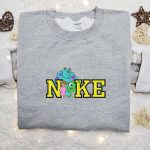 Monsters Corp x Nike Cartoon Embroidered Sweatshirt – Monsters Inc & Nike Inspired Shirt