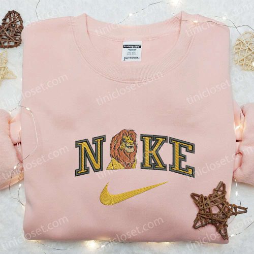 Musafa x Nike Cartoon Embroidered Tshirt – Best Family Gift Nike Inspired Shirt